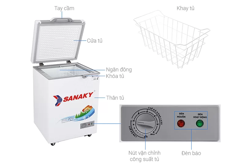 150hy2 - Tủ đông Sanaky VH-150HY2 150 lít 150hy2 - 150hy2