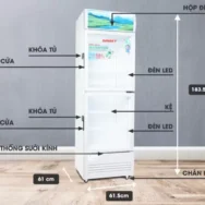 358w3l - Tủ mát Inverter Sanaky VH-358W3L 350 lít 358w3l - 358w3l