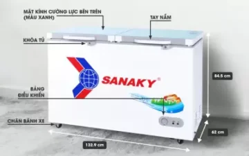 4099A2KD - Tủ đông Sanaky VH-4099A2KD 400 lít 4099A2KD - 4099A2KD